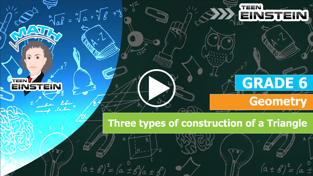 Three types of construction of a triangle Geometry Three types of construction of a triangle